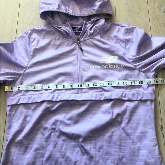 New Balance 1/4 Zip Running Jacket in Purple Heather Size M - Picture 3 of 12